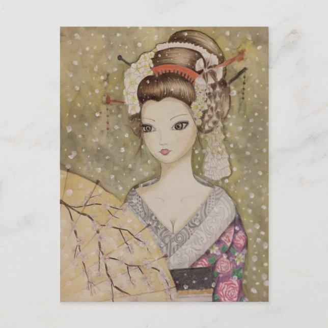 Winter in Kyoto Postcard (Front)