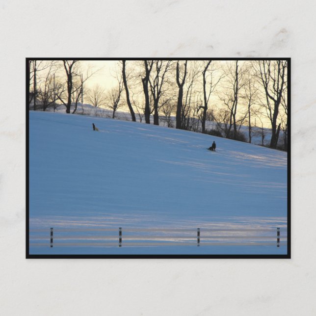 ~ Winter in Lancaster County ~ 6 Postcard (Front)