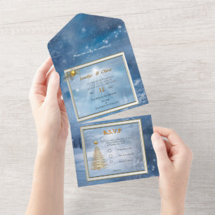 WINTER  in Magical Wonderland All In One Invitation