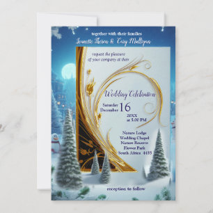 WINTER  in Magical Wonderland Invitation