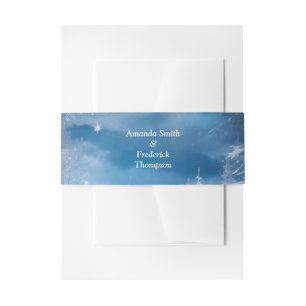 WINTER in Magical Wonderland Invitation Belly Band