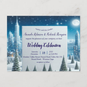 WINTER  in Magical Wonderland Postcard