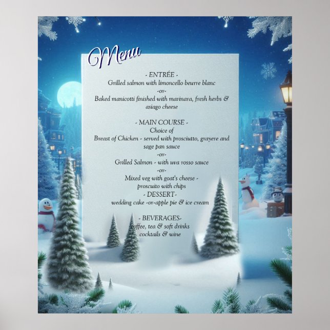WINTER  in Magical Wonderland Poster (Front)