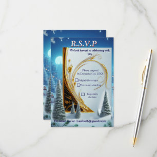 WINTER in Magical Wonderland RSVP Card