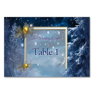 WINTER  in Magical Wonderland Table Number