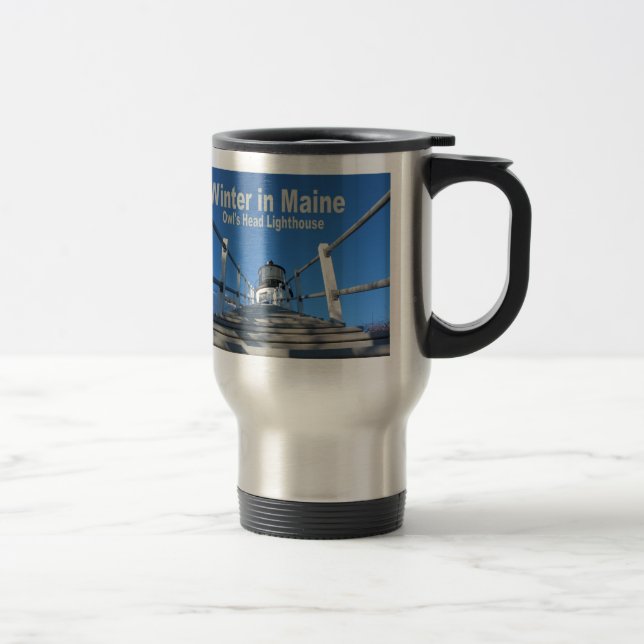 Winter in Maine Travel Mug (Right)