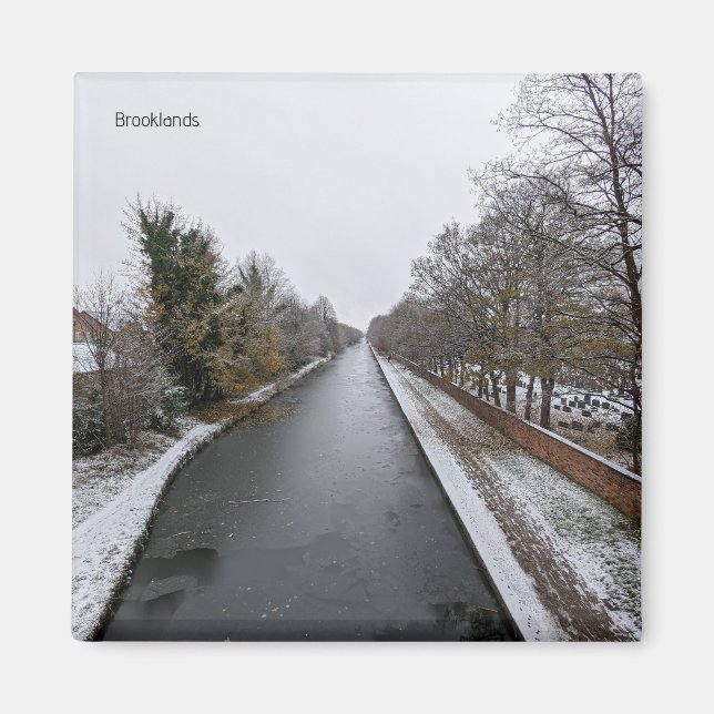 Winter in Manchester Magnet (Front)