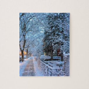 Winter in Montreal Jigsaw Puzzle