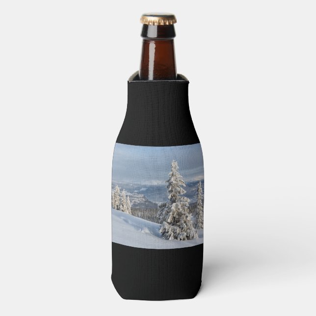 Winter in Norway Bottle Cooler (Bottle Front)