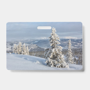 Winter in Norway ID Badge