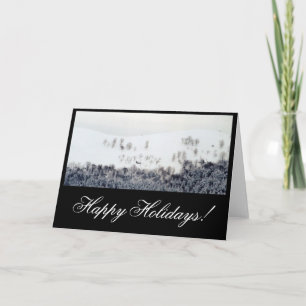 Winter in Paltinis - Romania, Happy Holidays! Holiday Card