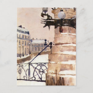 Winter in Paris by Frits Thaulow Postcard