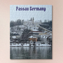Winter in Passau, Germany Jigsaw Puzzle