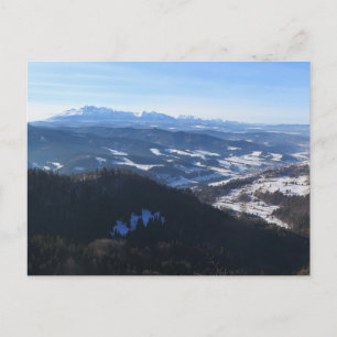 Winter in Pieniny Postcard
