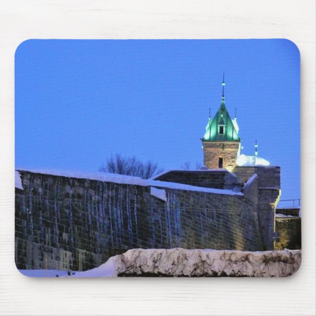 Winter in Quebec, Canada Mouse Pad (Front)