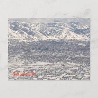 Winter in Salt Lake City Postcard