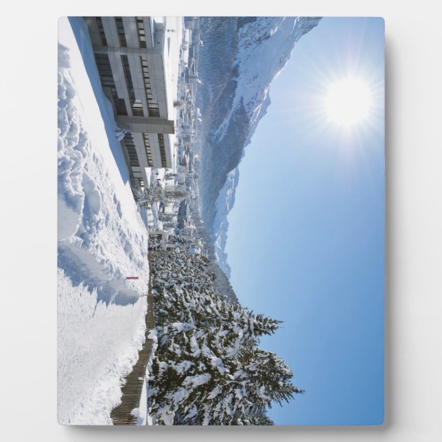Winter in St. Moritz Plaque (Front)