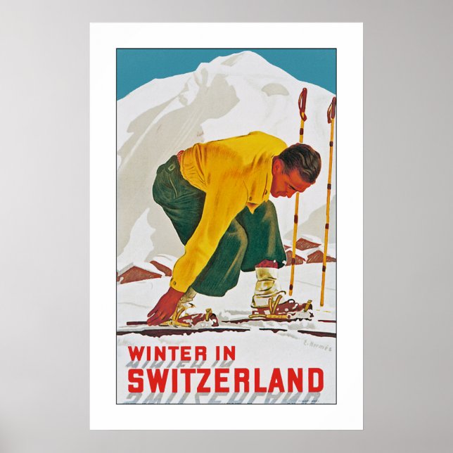 Winter in Switzerland Poster (Front)