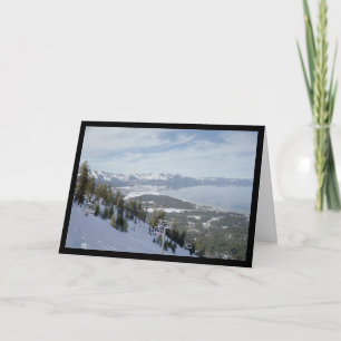 Winter in Tahoe- Song of Sol. 2:3 Greeting Card