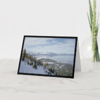 Winter in Tahoe-Song of Sol. 7:5 Greeting Card