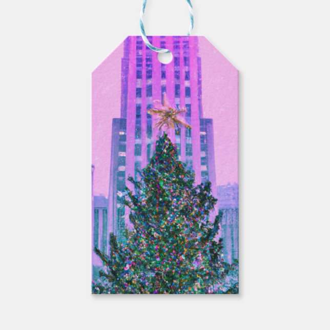 Winter in the City Gift Tags (Front)