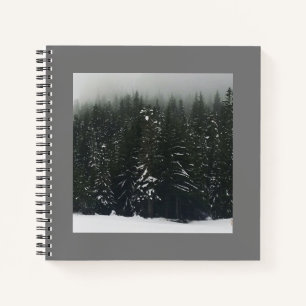 Winter in the Mountain Forest Notebook