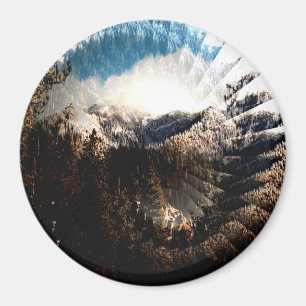 Winter in the mountains...... magnet