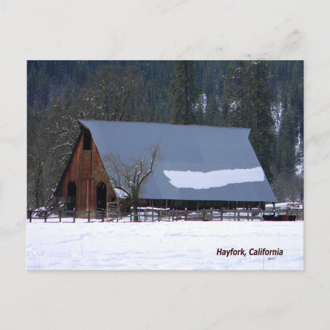 Winter in the mountains..... postcard (Front)