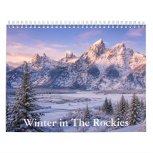 Winter in The Rockies Calendar