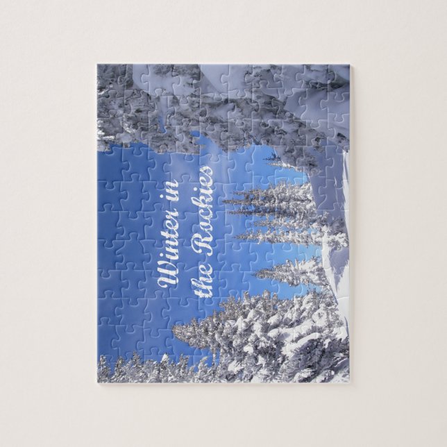 Winter in the Rockies Jigsaw Puzzle (Vertical)