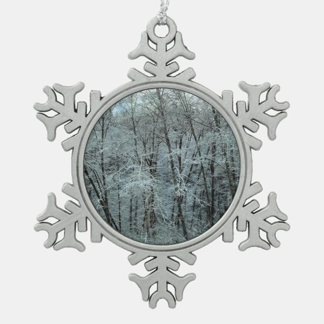 Winter in the Tillamook State Forest Ornament (Front)