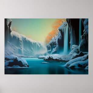 Winter in the water gap poster