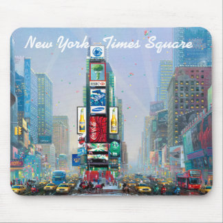 Winter in Times Square Mouse Pad