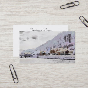 WINTER IN WALES BUSINESS CARD
