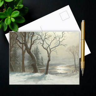 Winter in Yosemite by Albert Bierstadt Postcard