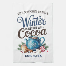 Winter Is Better With Cocoa Family Name