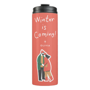 Winter Is Coming   Personalised Holiday Travel Mug