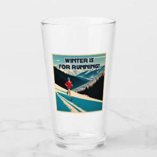 Winter Is For Running Glass