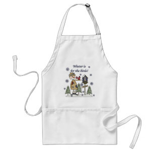 Winter is for the Birds Standard Apron