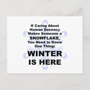 Winter is Here Postcard