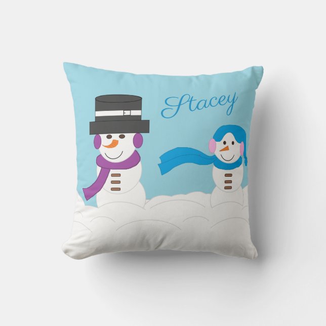 Winter is Snowy: Cushion (Front)