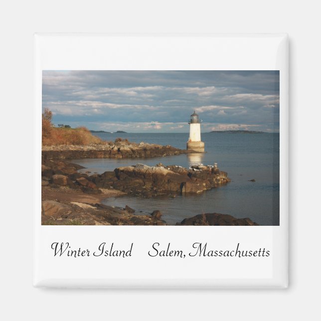 Winter Island Magnet (Front)