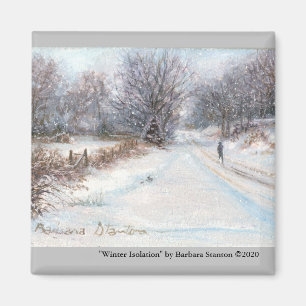 "Winter Isolation" Magnet