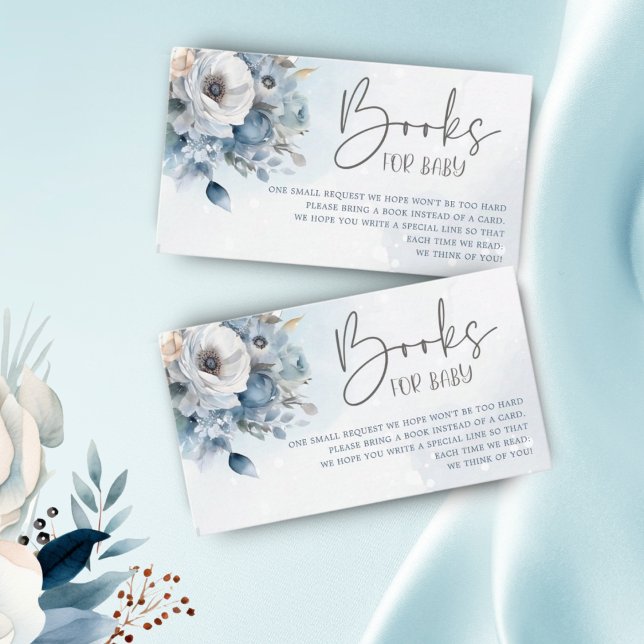 Winter It's Cold Outside Baby Shower Books for Bab Enclosure Card (Creator Uploaded)