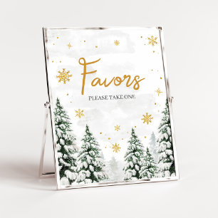 Winter It's Cold Outside Favours Poster