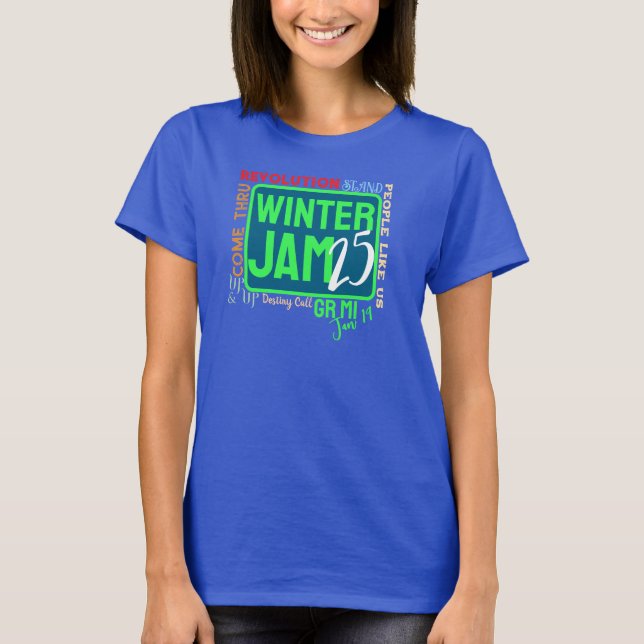 Winter Jam 2025 Jam Nation Skillet Anne Wilson  T-Shirt (Front)
