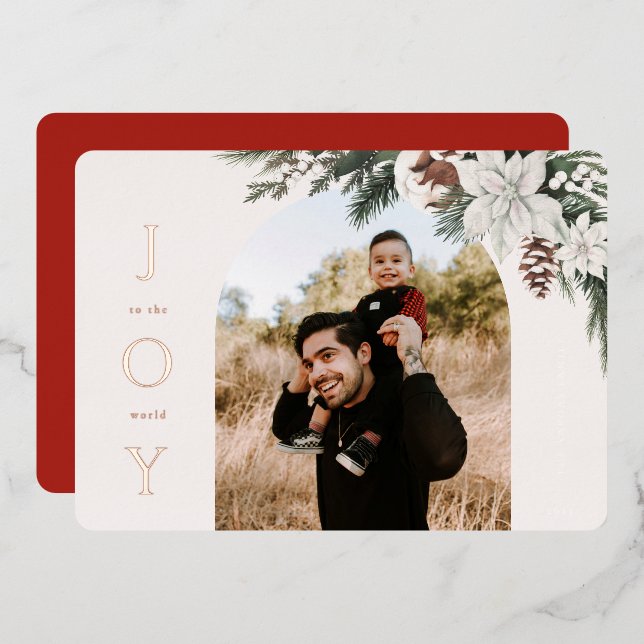 Winter Joy Arch Photo (Front/Back)