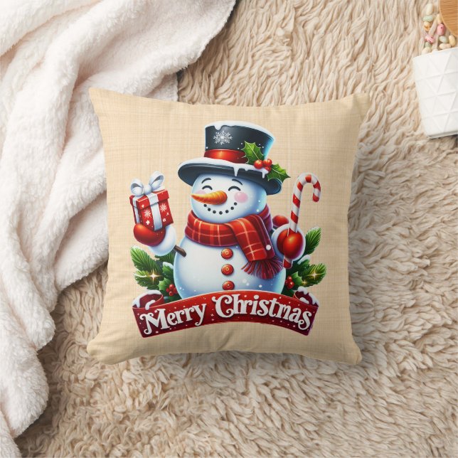Winter Joy Festive Cushion (Blanket)