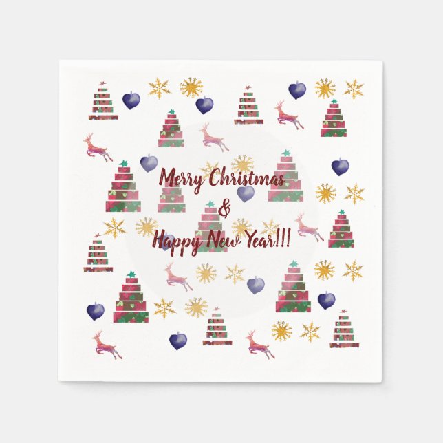 Winter Joy Napkin (Front)