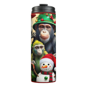 "Winter Jungle Escapade" Thermal Tumbler